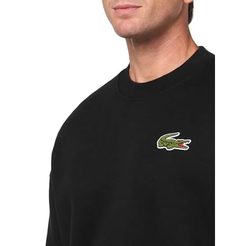 Lacoste mens Loose Fit Badge Sweatshirt