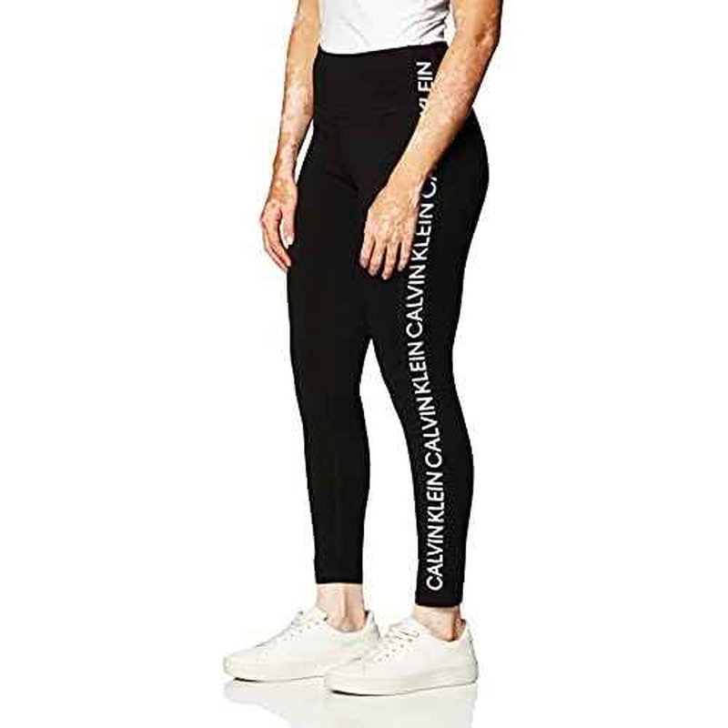 Calvin Klein Women's Premium Performance Double Waistband Moisture Wicking Legging (Standard and Plus)