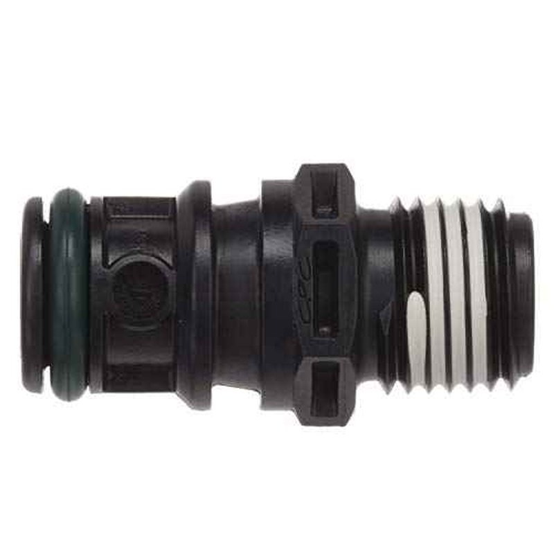 Attwood 8838TM6 Universal Sprayless Connector, Prevents Fuel Spray from Fuel Line, Tank Male, ¨ù-Inch NPT with Thread Sealant