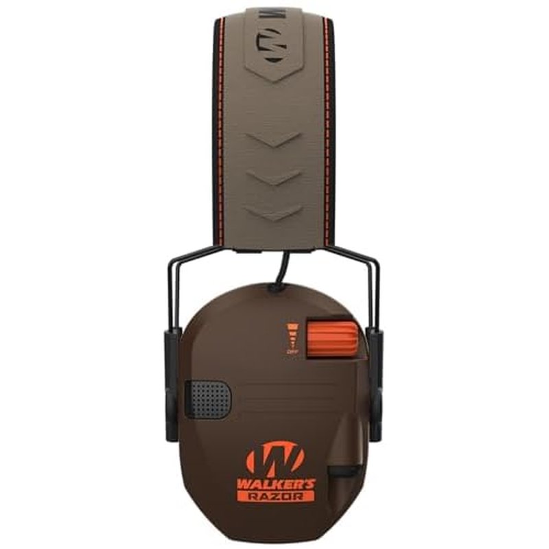 Walker's Razor Slim Ultra Low Profile Compact Design Adjustable Range Shooting Hunting Hearing Protection Electronic Earmuffs