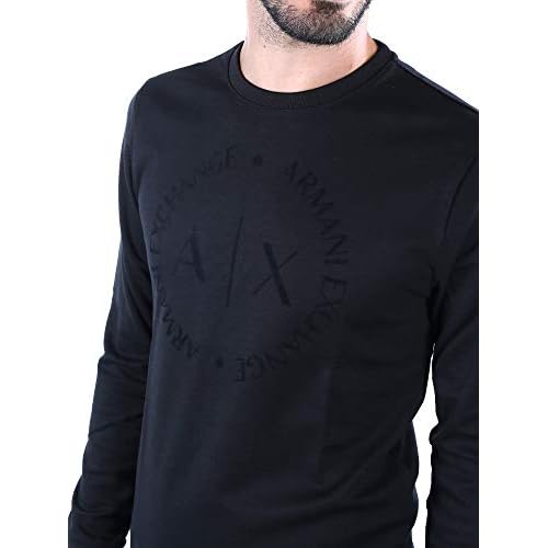 A|X ARMANI EXCHANGE mens Long Sleeve Sweatshirt With Big Logo