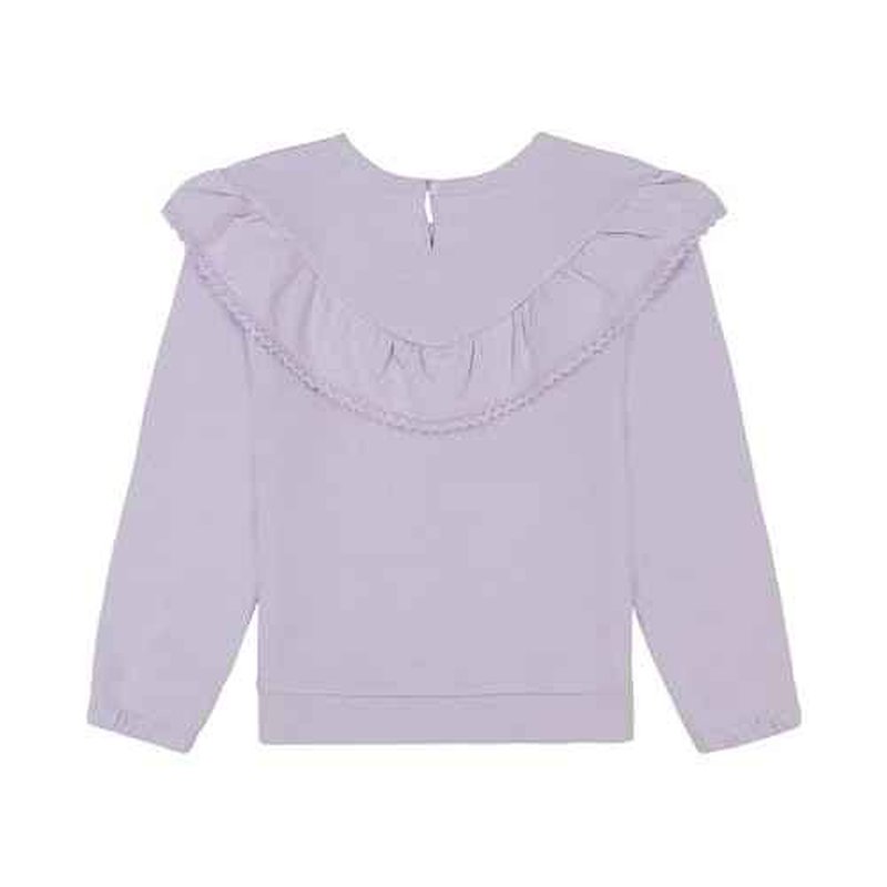 Lucky Brand Girls' Pullover Fleece Crew Neck Sweatshirt, Soft & Comfortable