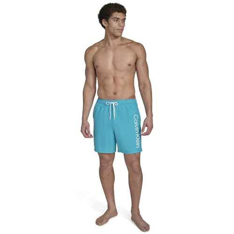 Calvin Klein Mens Volley Quick Dry Lightweight Swim Trunk