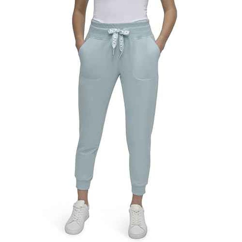 DKNY Women¡¯s Two Tone Logo Drawcord Jogger Sweatpant