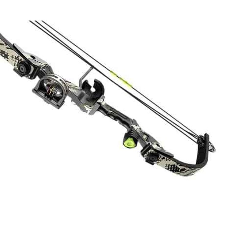 Barnett Tomcat Youth Compound Bow, Right-Handed Bow for Young Archers 8+, 17-22lb Draw Weight, 18-22in Draw Length, with 3 Pin Fiber Optic Sight, 2 Arrows, Attached Quiver