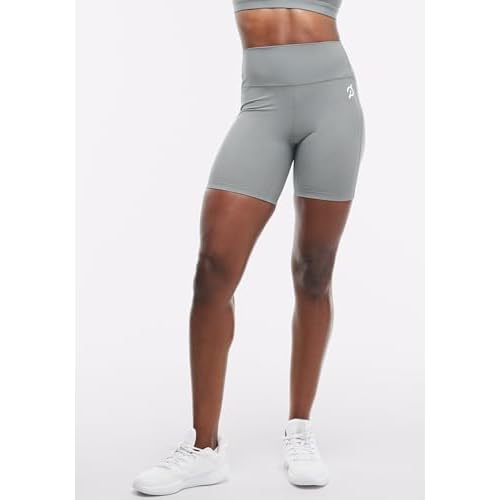 Peloton Women's Cadent 7" High-Rise Pocket Biker Shorts, Workout Shorts, Gym Shorts