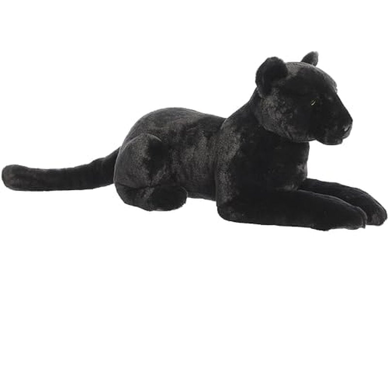 Aurora¢ç Adorable Super Flopsie¢â Black Panther Stuffed Animal - Playful Ease - Timeless Companions - Black 25 Inches