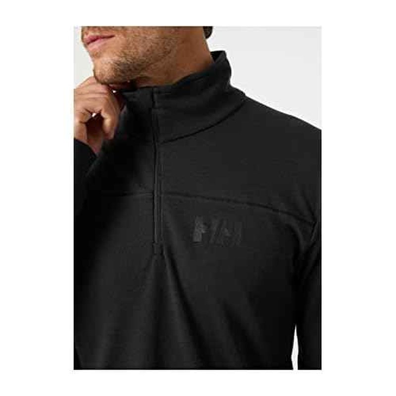 Helly-Hansen Men's HP 1/2 Zip Pullover, 982 Ebony, XX-Large