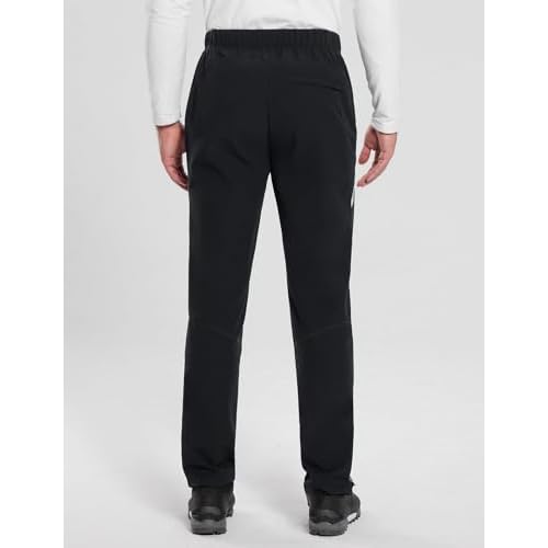 baleaf Men's Winter Cycling Running Pant Water Resistant Fleece Mountain Bike Pants Cold Weather Gear Windproof