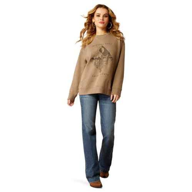 ARIAT Women's Western Days Oversized Sweatshirt