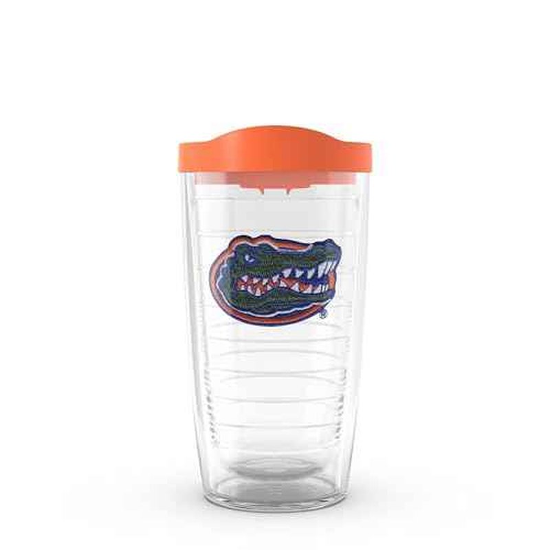 Tervis Made in USA Double Walled University of Florida Gators Insulated Tumbler Cup Keeps Drinks Cold & Hot, 16oz, Gator