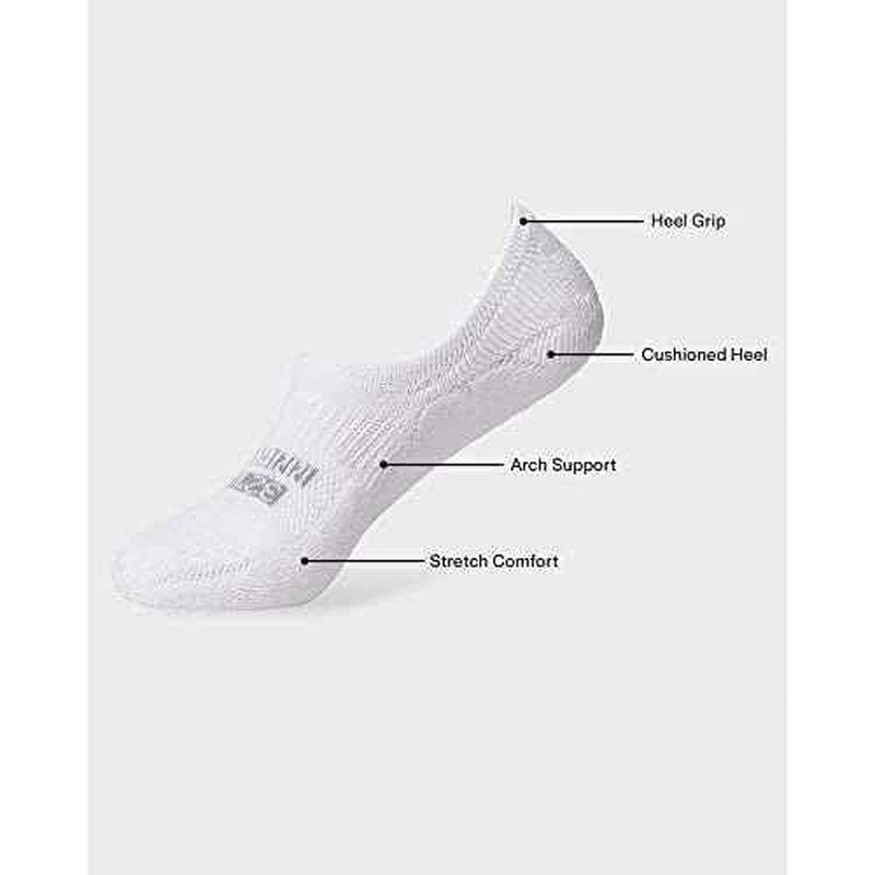 32 DEGREEES Women's 6 Pack Comfort No Show Socks | Anti-Odor | Heel Grips| Arch Support | Active | Casual | Work