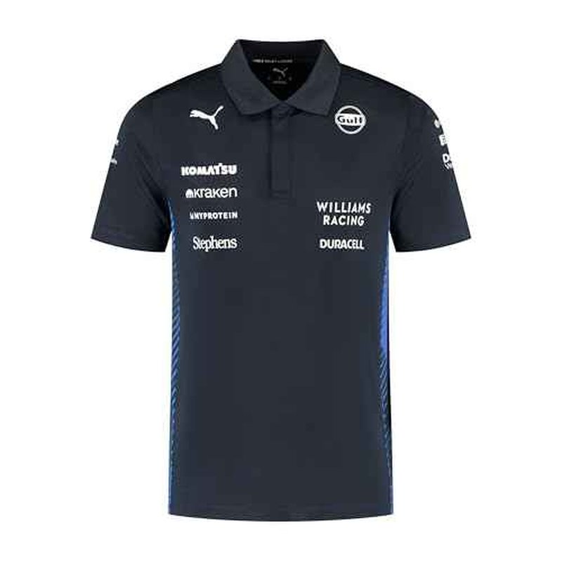 PUMA Williams Racing Formula 1 Men's 2025 Team Polo - Navy