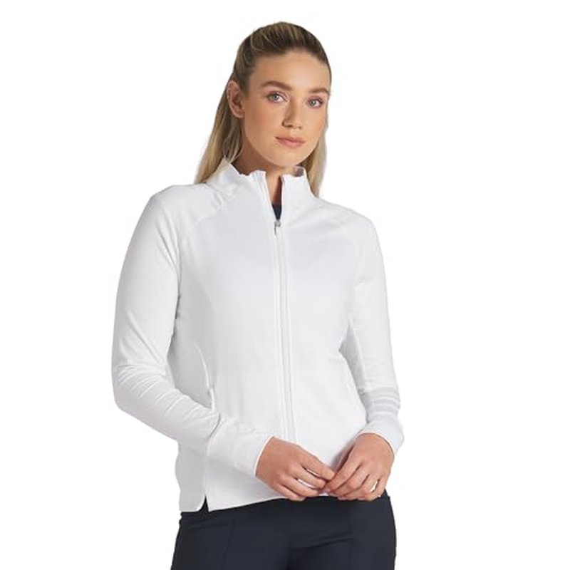 PUMA womens Cloudspun Heather Full Zip Jacket
