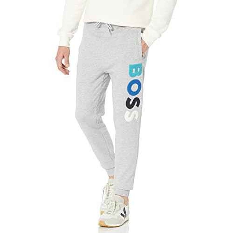 BOSS Mens Bold Logo French Terry Sweatpants