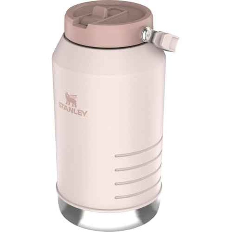 Stanley IceFlow 2.0 Flip Straw Jug with Handle 96 oz | Twist On Lid and Flip Up Straw | Leakproof for Travel and Sports | Insulated Stainless Steel |BPA-Free | Rose Quartz