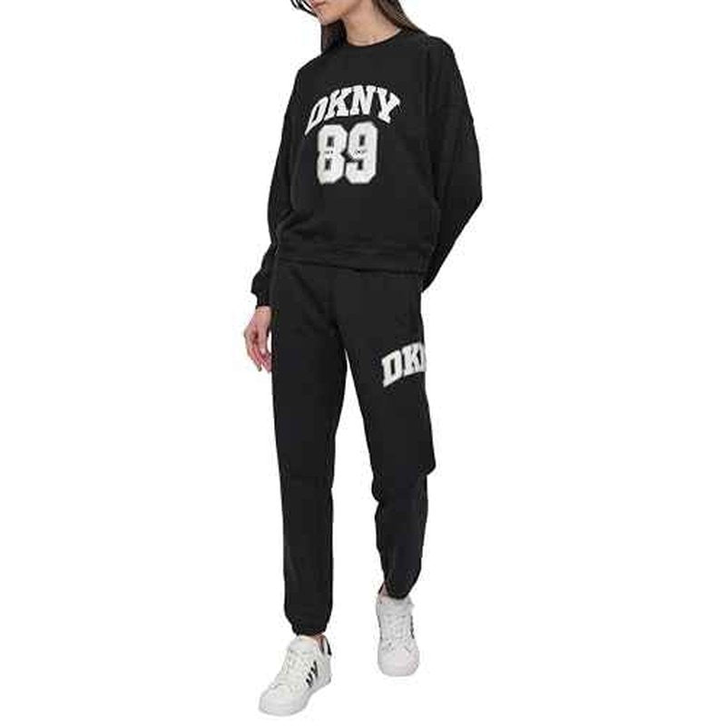 DKNY Women's Drawstring Fleece Jogger Sweatpant
