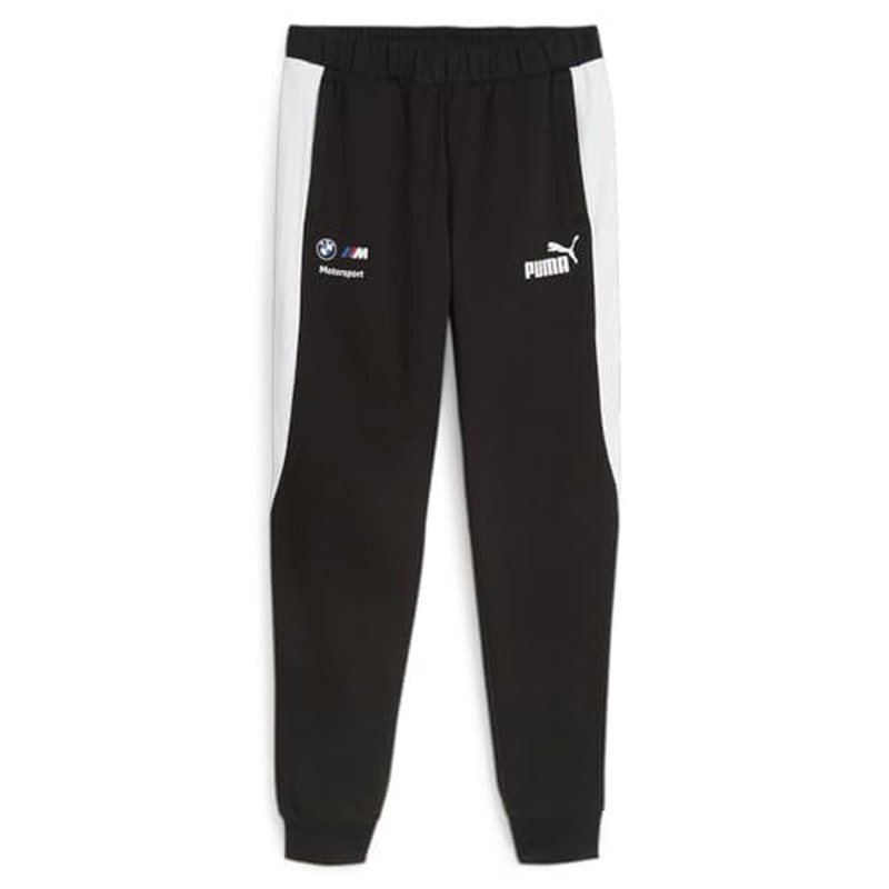 PUMA Men's Standard BMW M Motorsport T7 Sweatpants, Black-ss24, L