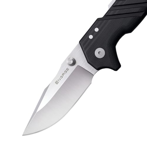 Cold Steel Engage 3.5" S35VN Razor-Sharp Clip Point Blade 4.7" G-10 Handle Everyday Carry Pocket Folding Knife w/Atlas Lock Mechanism