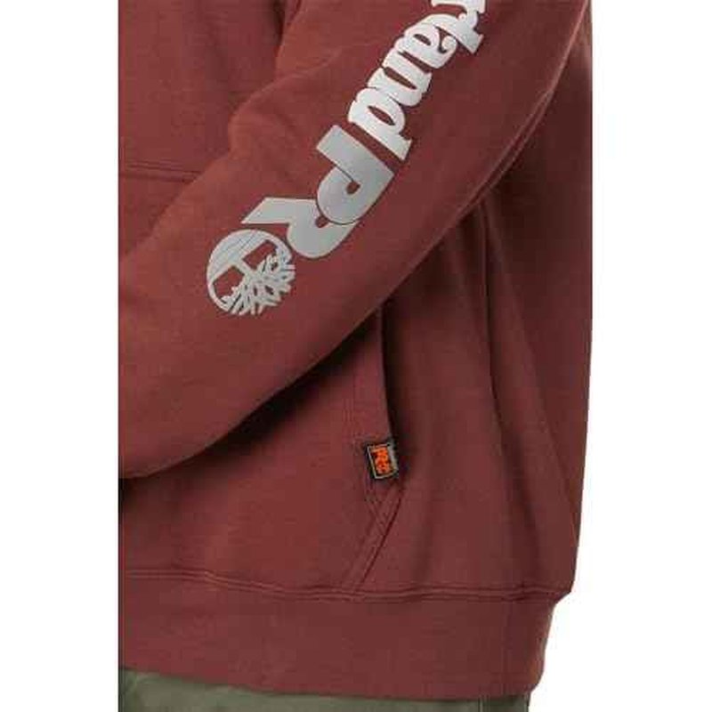 Timberland PRO Men's Hood Honcho Sport Pullover Hooded Sweatshirt, Maroon, Extra Large