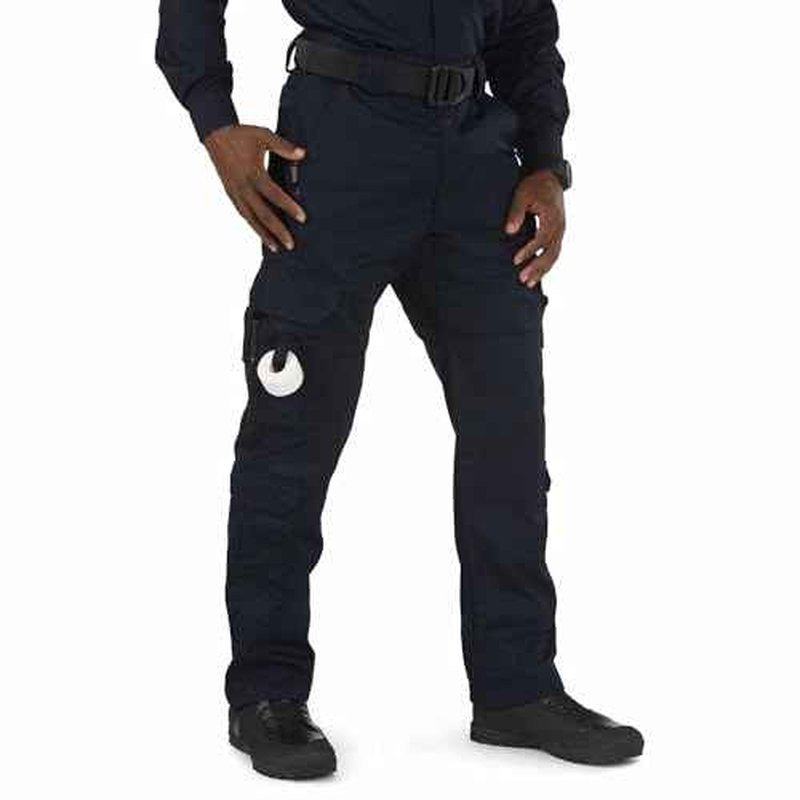 5.11 Tactical Men's Work Pants for EMS/EMT Cargo Pant for First Responders, Black, 40W x 30L, Style 74310ABR