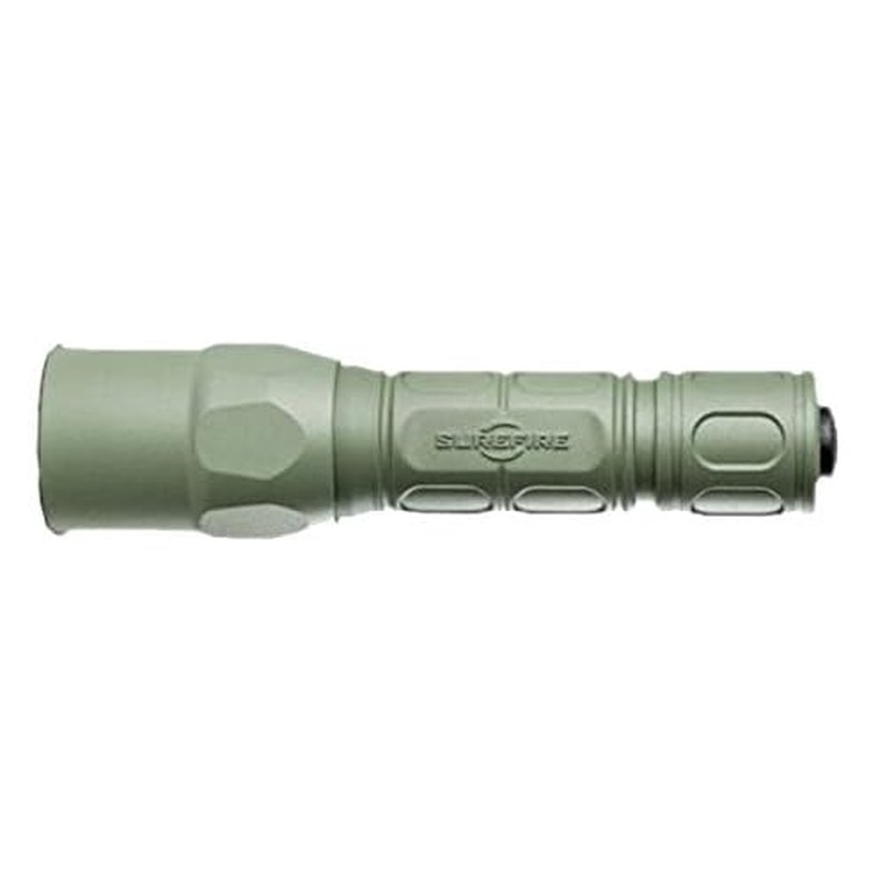 SureFire G2X Pro 600 Lumen Tactical EDC Flashlight Bundle with 2 Extra CR123A Batteries and Lightjunction Battery Case (Green)