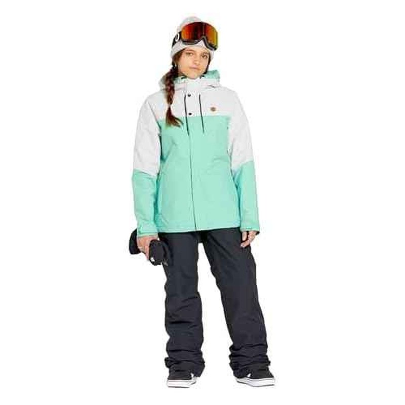 Volcom Womens Bolt Insulated Snowboard Ski Winter Hooded Jacket
