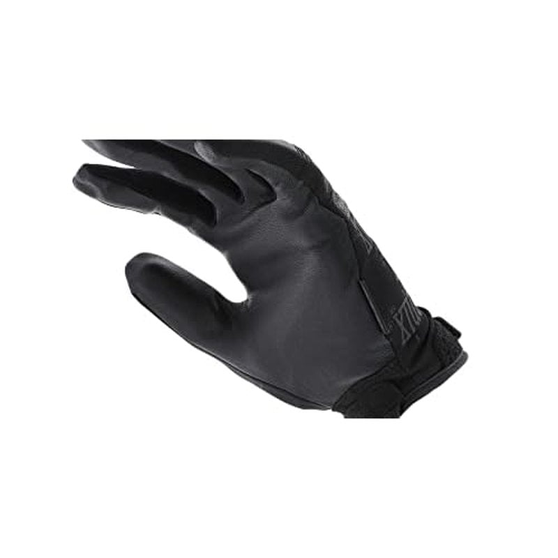 Mechanix Wear Tactical Specialty Recon Gloves - Heavy Duty - Slim-Fitting Leather Work Gloves - Touchscreen Compatible - Machine Washable - Medium - Covert Black