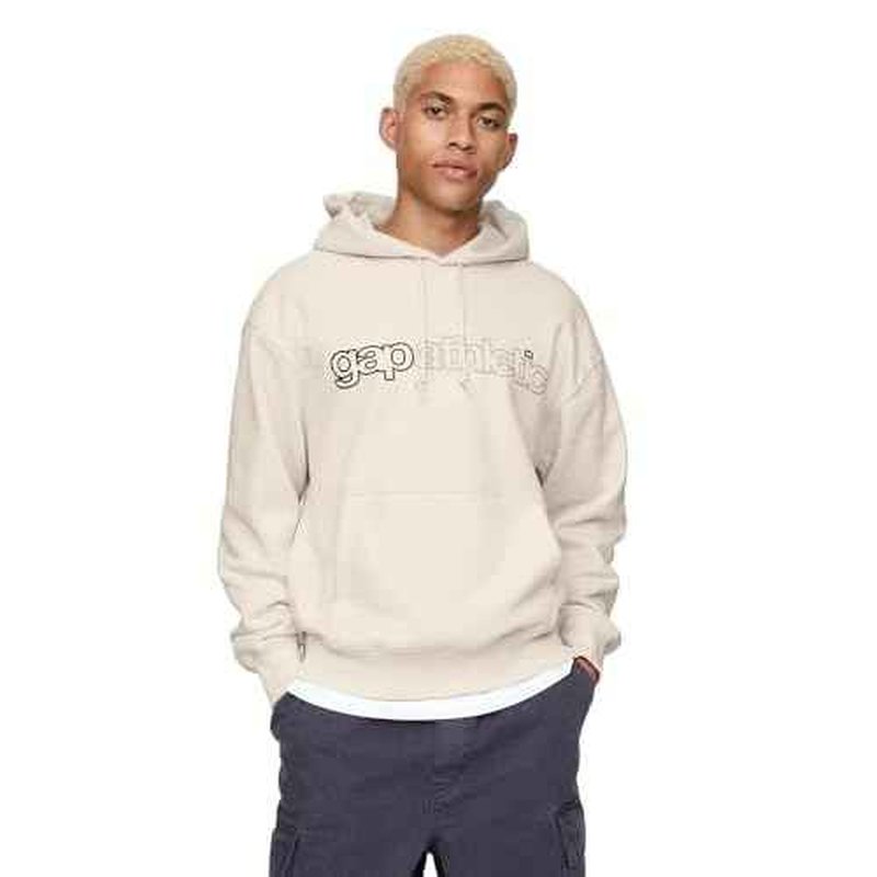 GAP mens Logo Fleece Hoodie