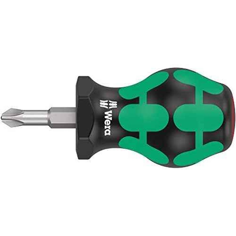 Wera - 5008851001 351 PH Phillips-Head Stubby/Carburetor Screwdriver, PH 2 x 25 mm