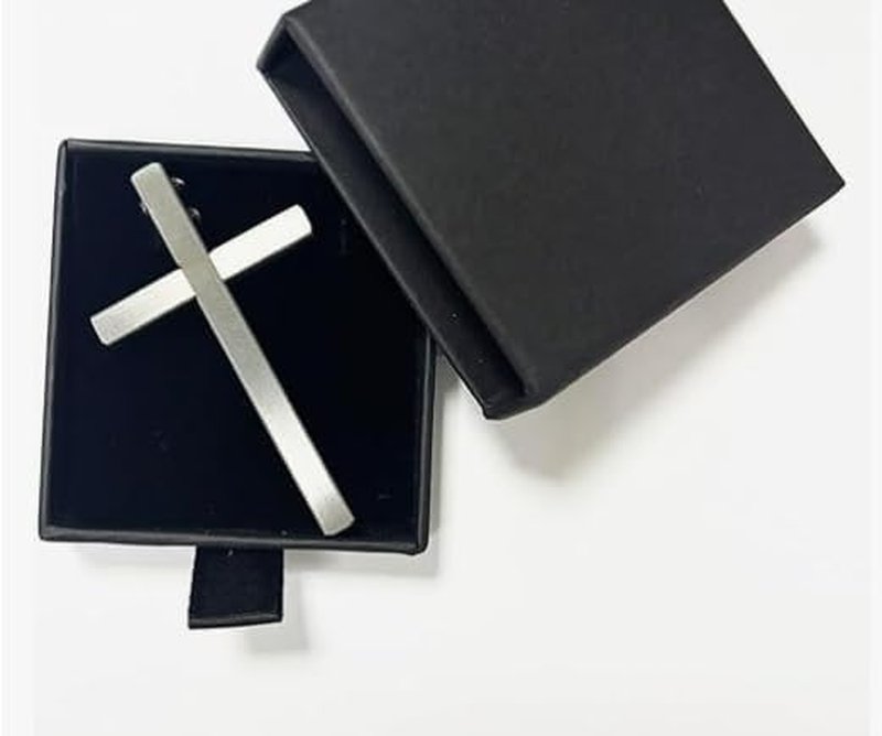 Self Defense Necklace - Hidden Cross Pendant with Safety Lock | 21-Inch Stainless Steel Emergency Tool