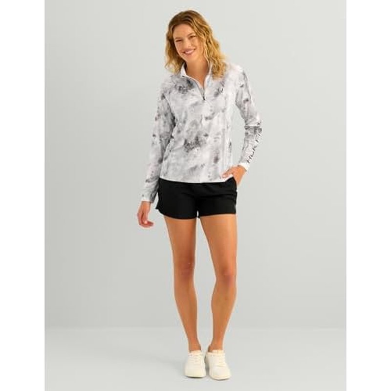 HUK Women's Icon 1/4 Zip, Performance Fishing Pullover