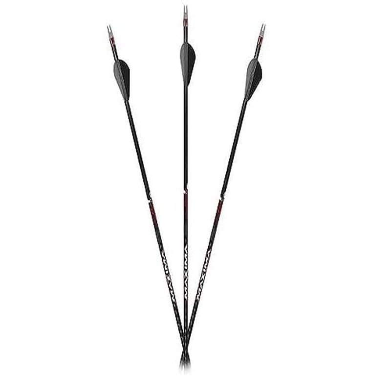 Carbon Express Maxima Sable RZ Hunting Arrow (6-Pack) - TriSpine Technology, 360-Degree Spine Consistency, 10+% Increased Accuracy