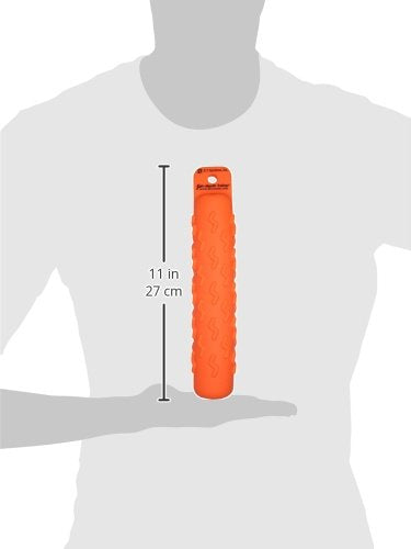 D.T. Systems Soft-Mouth Trainer Small 2-Inch by 11-Inch Plastic Dog Training Dummy, Blaze Orange, 3-Pack