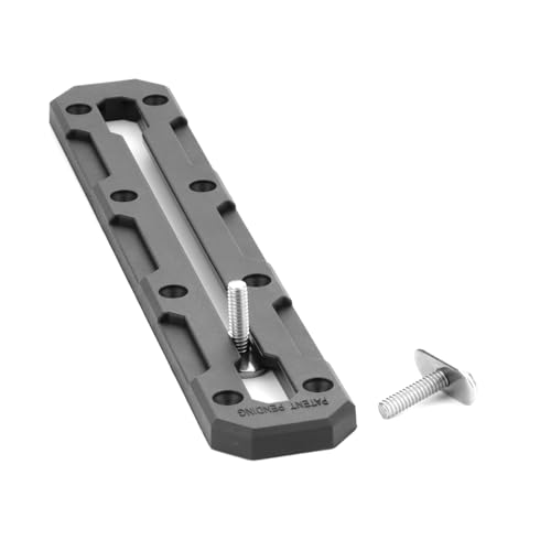 VTurboWay 6 Pcs 1/4"-20 Threading Track Bolts for Kayak Gear Track, 316 SS T Slot Bolts for Kayak Track System, Length 1", Wide 1/2"