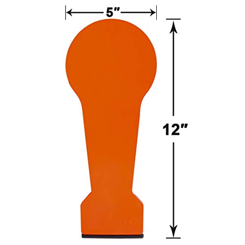 Highwild 3/8" AR500 12" Classic Popper Steel Shooting Target - Auto Reset