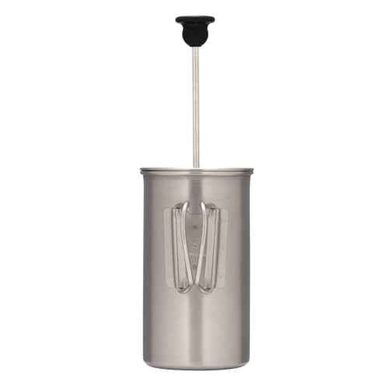 Snow Peak Titanium French Press - Ultralight Coffee Maker for Camping, Backpacking & Hiking - Camping Cookware Essential for Coffee Anywhere