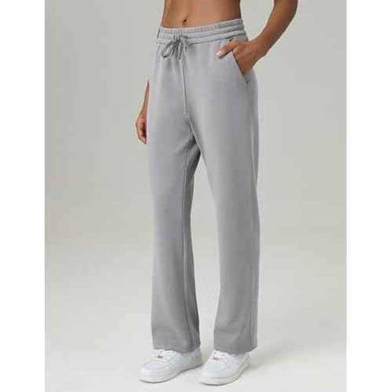 Colorfulkoala Women's High Waisted Soft Drawstring Velvra Modal Sweatpants Wide Leg Casual Lounge Pants with Pockets