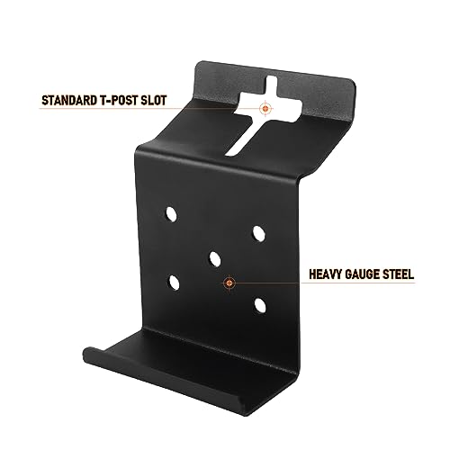 ICokin 8 Pack T-Post Target Hanger, T Post Bracket Target Mount，AR500 Steel Target Bracket