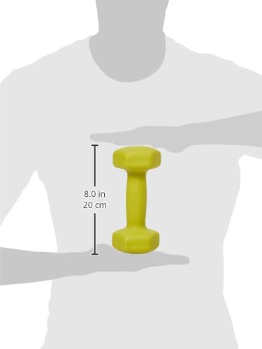 Neoprene Dumbbell Hand Weights - Perfect for Exercise & Muscle Toning | 5 lb Pair
