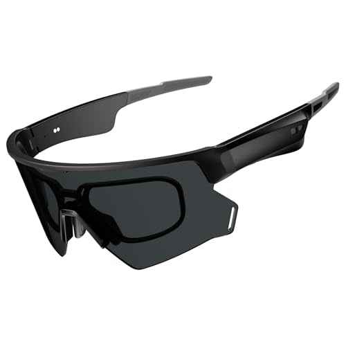 Blackview Polarized Sports Smart Sunglasses for Men and Women, UVProtection, 5.4 Bluetooth Glasses for Cycling Driving