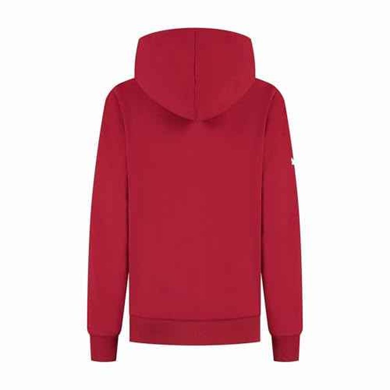 PUMA Scuderia Ferrari F1 Kids' Hoodie with Large Scudetto shield print on chest