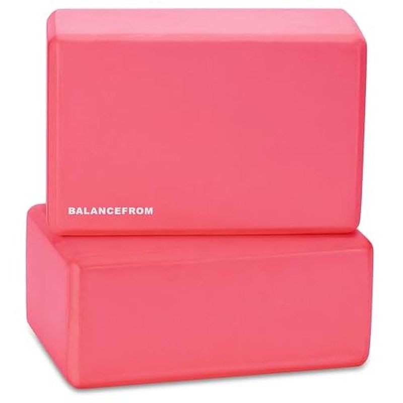 Fitvids Set of 2 High Density Premium EVA Yoga Blocks, 9"x6"x4" Each, Pair