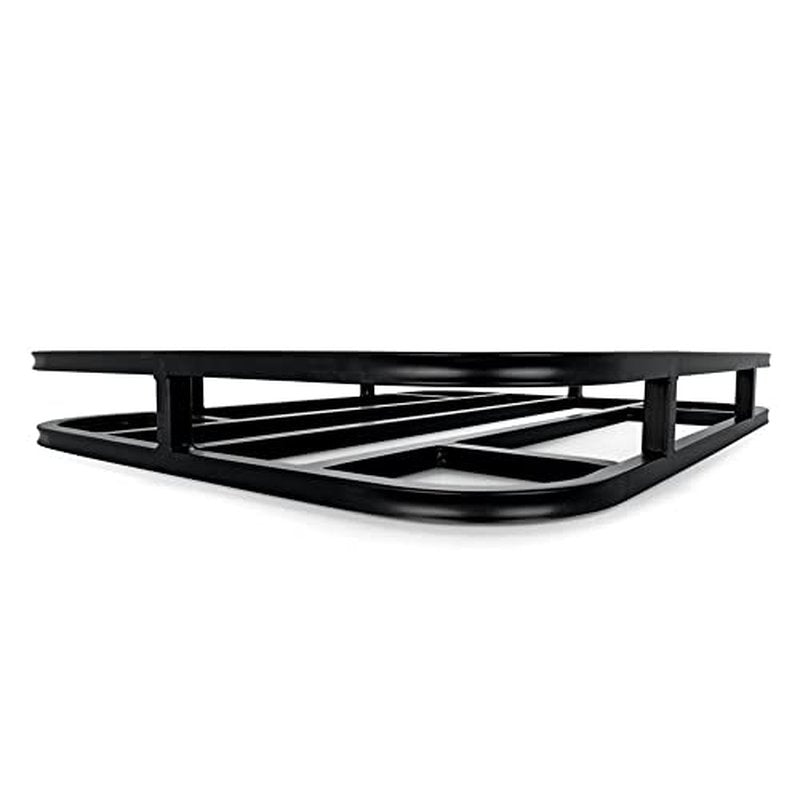 Camco Eaz-Lift RV Bumper Mounted Cargo Carrier - Perfect for Carrying Cargo on The Back of Your RV - Fits 4-inch and 4-1/2-inch Bumpers - Mounting Hardware Included (48470), Black