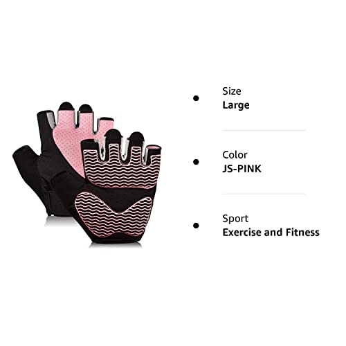 sunnex Gym Gloves, Workout Gloves, Fingerless Gloves for Weightlifting, Lightweight Breathable Fitness Gloves, Sports Gloves for Training Lifting Weight Cycling Climbing Rowing