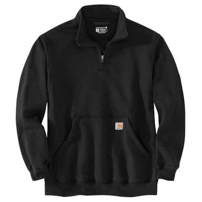 Carhartt Men's 105294 Loose Fit Midweight Quarter Zip Mock Neck Sweatshirt