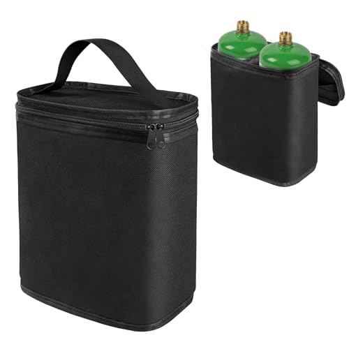 Propane Tank Bag, ?1 lb./ 16 oz Fuel ?Cylinder Carry Bag, Refillable Propane Cylinder Tank Cover,Gas Tank Protective bag, 600D Oxford Fabric,Mini Tank Accessories, for Outdoor Camping,Cooking,Picnic