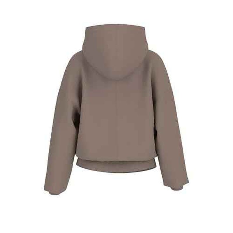 GUESS womens Hooded Scuba Sweatshirt