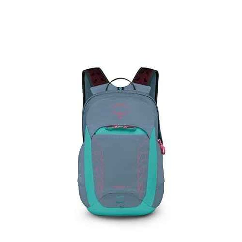 Osprey Tempest Jr Girl's Lightweight Hiking Backpack - Kids Adventure Backpack for Travel & Camping, Tidal/Seafoam