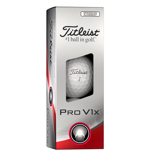 Titleist Pro V1x One Dozen Enhanced Alignment Golf Balls